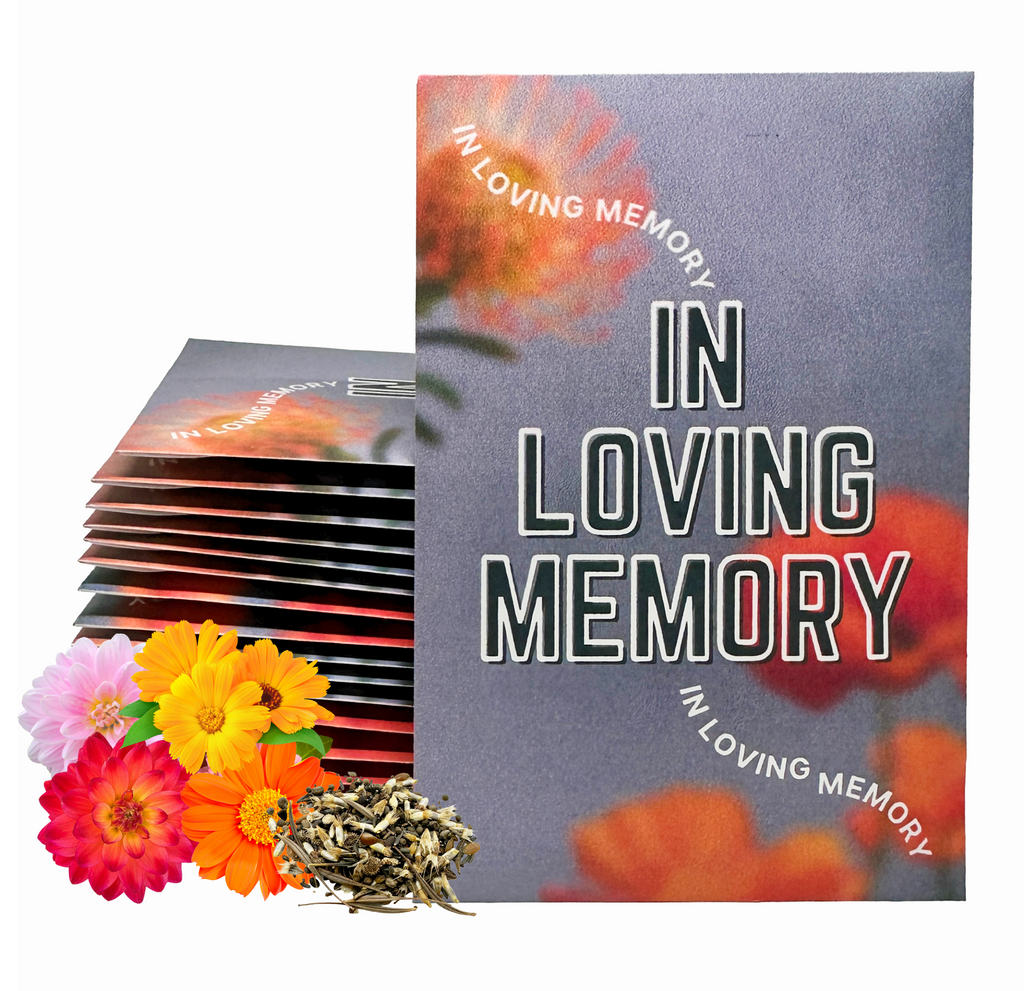 memorial wildflower seed packets In Loving Memory Wildflower Seed Packets Funeral Gift Sympathy Remembr – Custom Blume