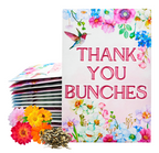 Thank You Bunches Wildflower Seed Packets Hummingbirds