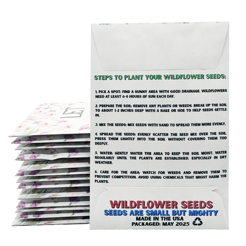 Let Love Bloom Wildflower Seed Packets